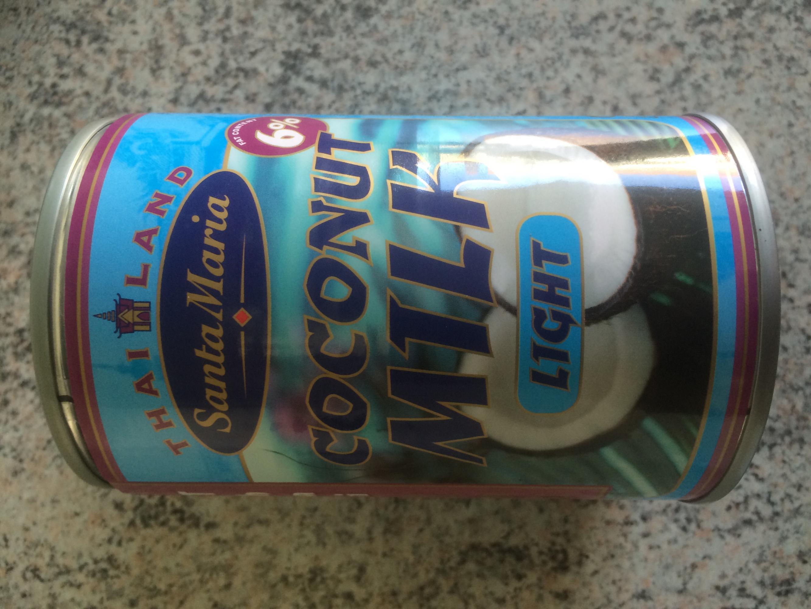 tyfon Brug for sten Kokosmælk light 6% (Santa Maria Coconut milk) - Ukategoriseret - Fødevarer  - Vægttab.nu