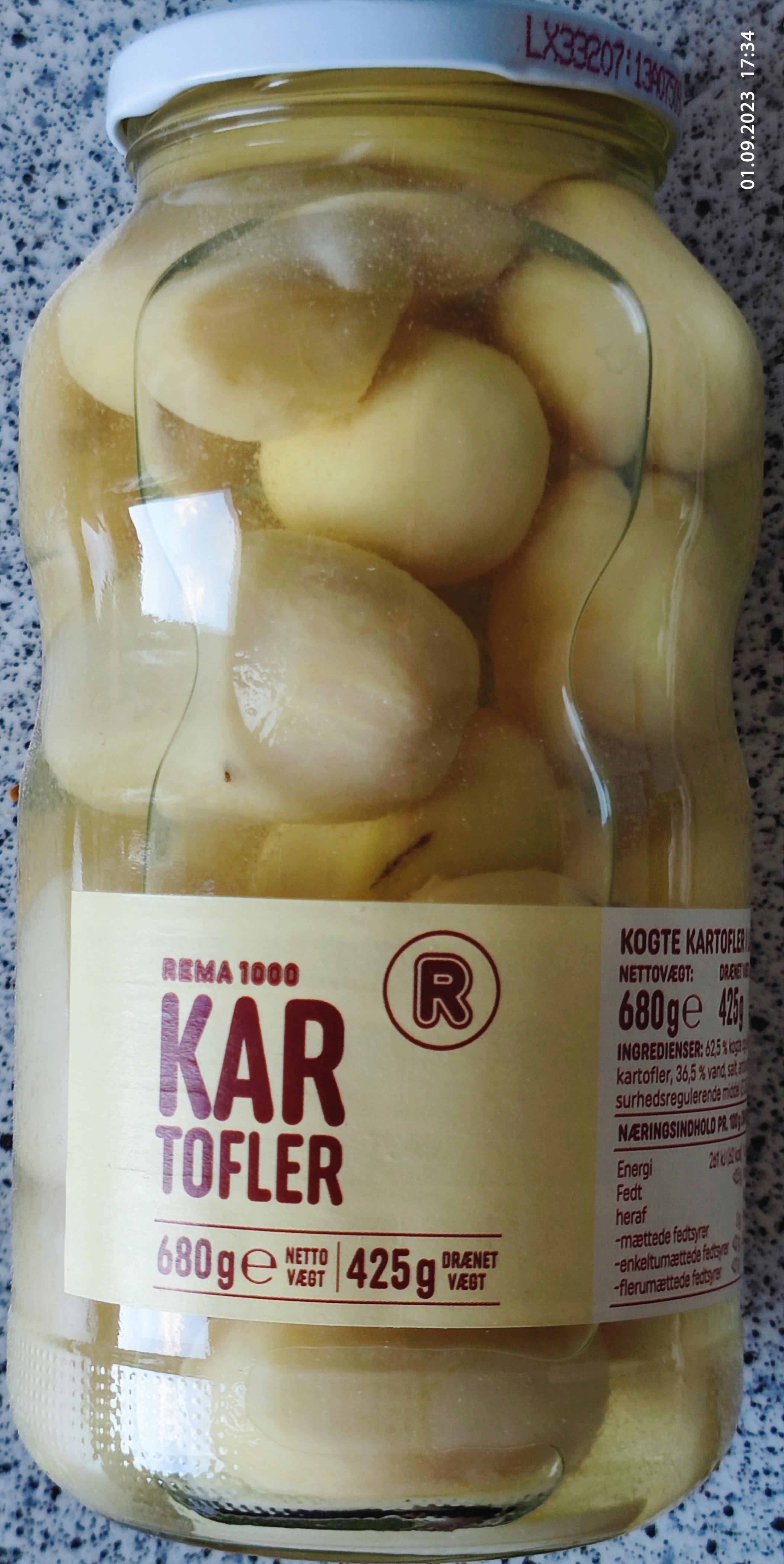 USA kedelig Afslut Kartofler kogte på glas 425.g.netto.pr.glas - Grønsager og  grønsagsprodukter - Fødevarer - Vægttab.nu