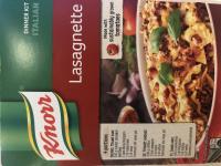 Knorr lasagnette