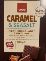 Caramel & seasalt mørk chokolade