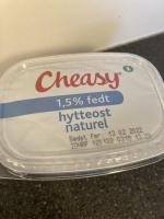 Hytteost naturel 1,5 % Cheasy